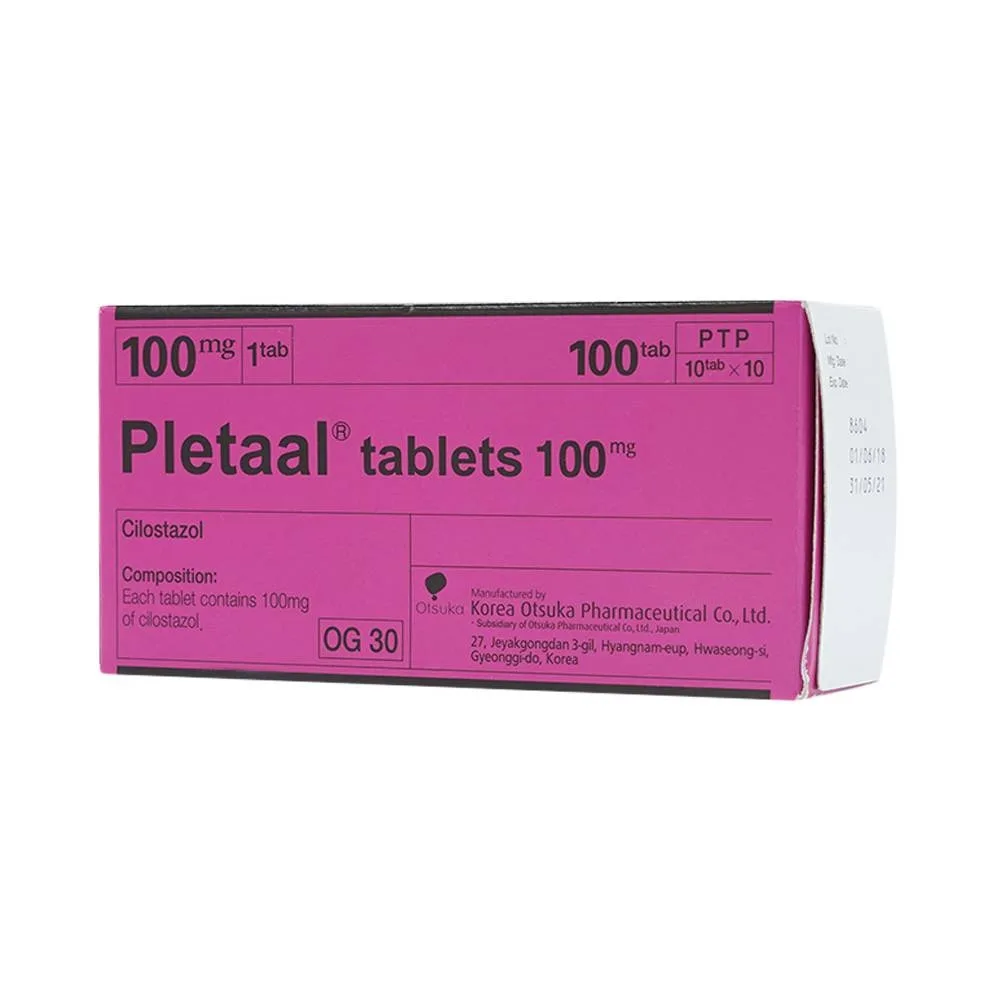 Hình ảnh Viên nén Pletaal tablets 100mg Otsuka điều trị các chứng thiếu máu cục bộ (10 vỉ x 10 viên)