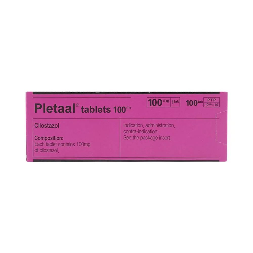 Hình ảnh Viên nén Pletaal tablets 100mg Otsuka điều trị các chứng thiếu máu cục bộ (10 vỉ x 10 viên)