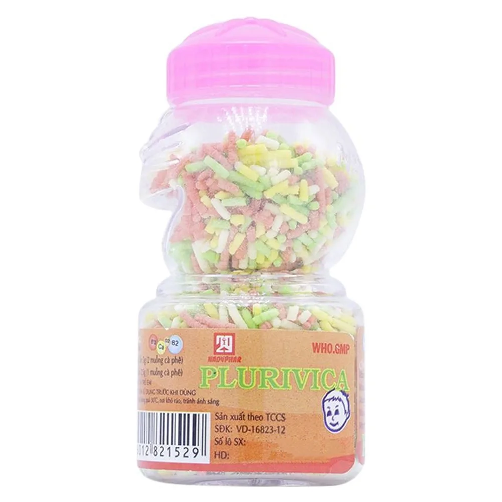 Hình ảnh Cốm Plurivica Nadyphar phòng ngừa và điều trị thiếu vitamin và calci (40g)