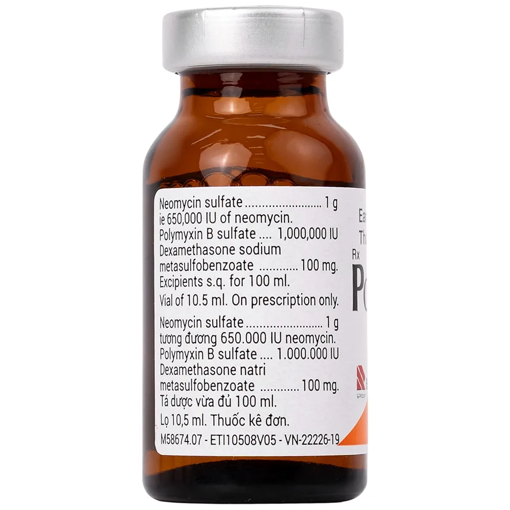 Hình ảnh Thuốc Polydexa Bouchara điều trị viêm tai ngoài (10.5ml)