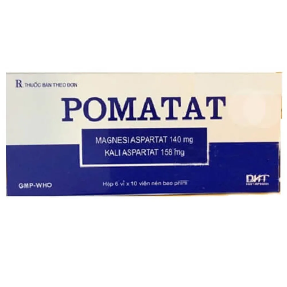 Hình ảnh Viên nén Pomatat Hataphar điều trị đau thắt ngực, nhồi máu cơ tim (6 vỉ x 10 viên)