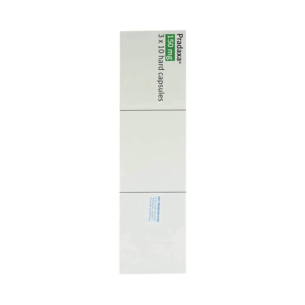 Hình ảnh Viên nang cứng Pradaxa 150mg Boehringer phòng ngừa tai biến, đột quỵ (3 vỉ x 10 viên)