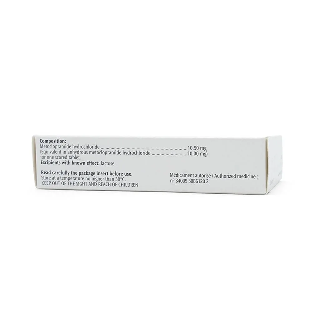 Hình ảnh Thuốc Primperan 10mg Sanofi điều trị triệu chứng nôn và buồn nôn (2 vỉ x 20 viên) 