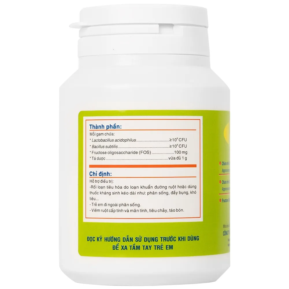 Hình ảnh Thuốc Pro-Acidol Plus 50g Biopharco điều trị rối loạn tiêu hóa, viêm ruột, tiêu chảy, táo bón 