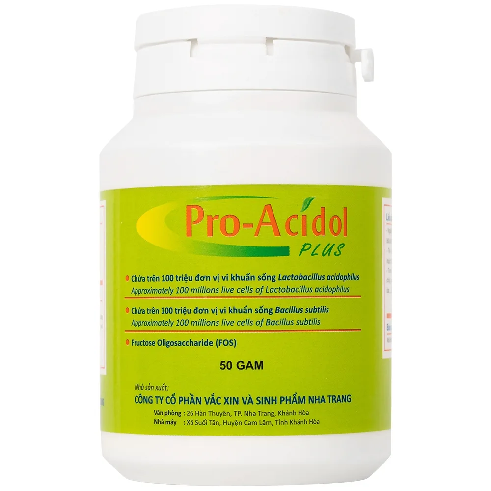 Hình ảnh Thuốc Pro-Acidol Plus 50g Biopharco điều trị rối loạn tiêu hóa, viêm ruột, tiêu chảy, táo bón 