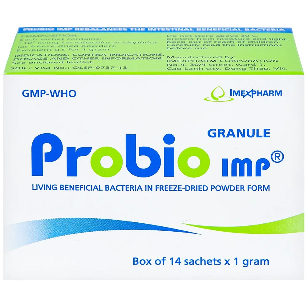 Hình ảnh Thuốc cốm Probio IMP bổ sung vi khuẩn có ích ở ruột (14 gói x 1g)