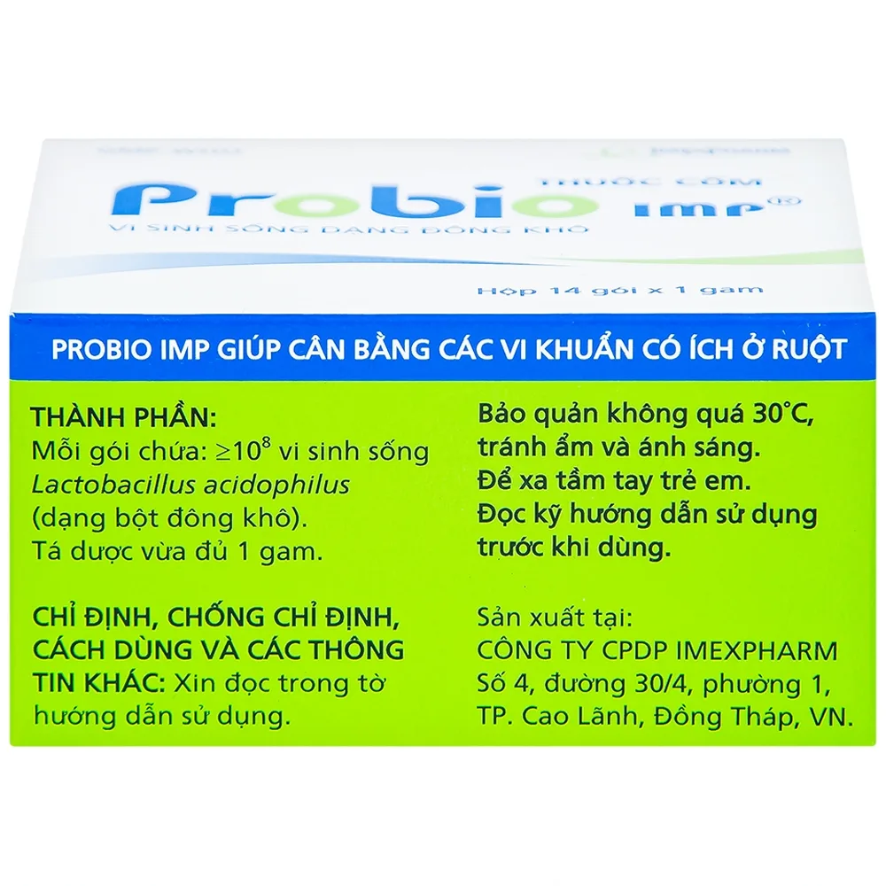 Hình ảnh Thuốc cốm Probio IMP bổ sung vi khuẩn có ích ở ruột (14 gói x 1g)