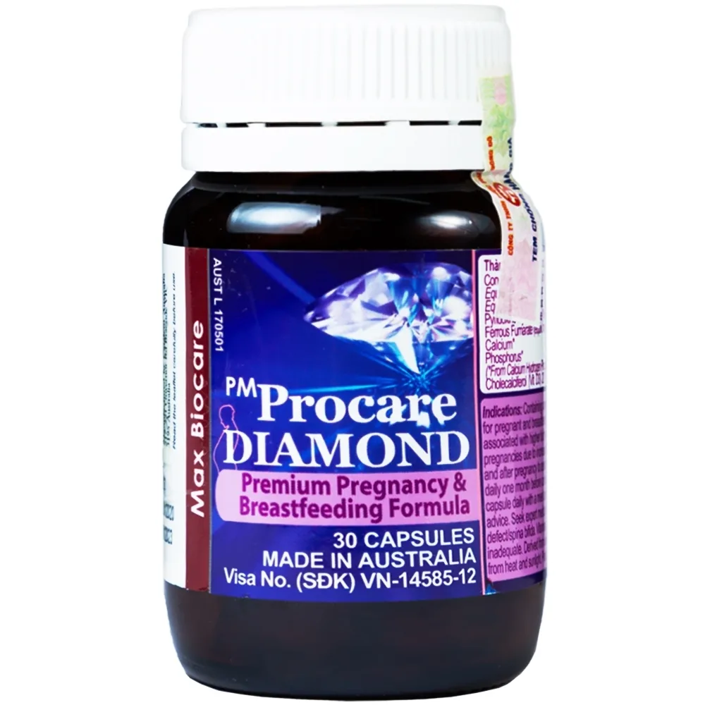 Hình ảnh Viên uống Procare Diamond bổ sung khoáng chất cho phụ nữ có thai và cho con bú (30 viên)
