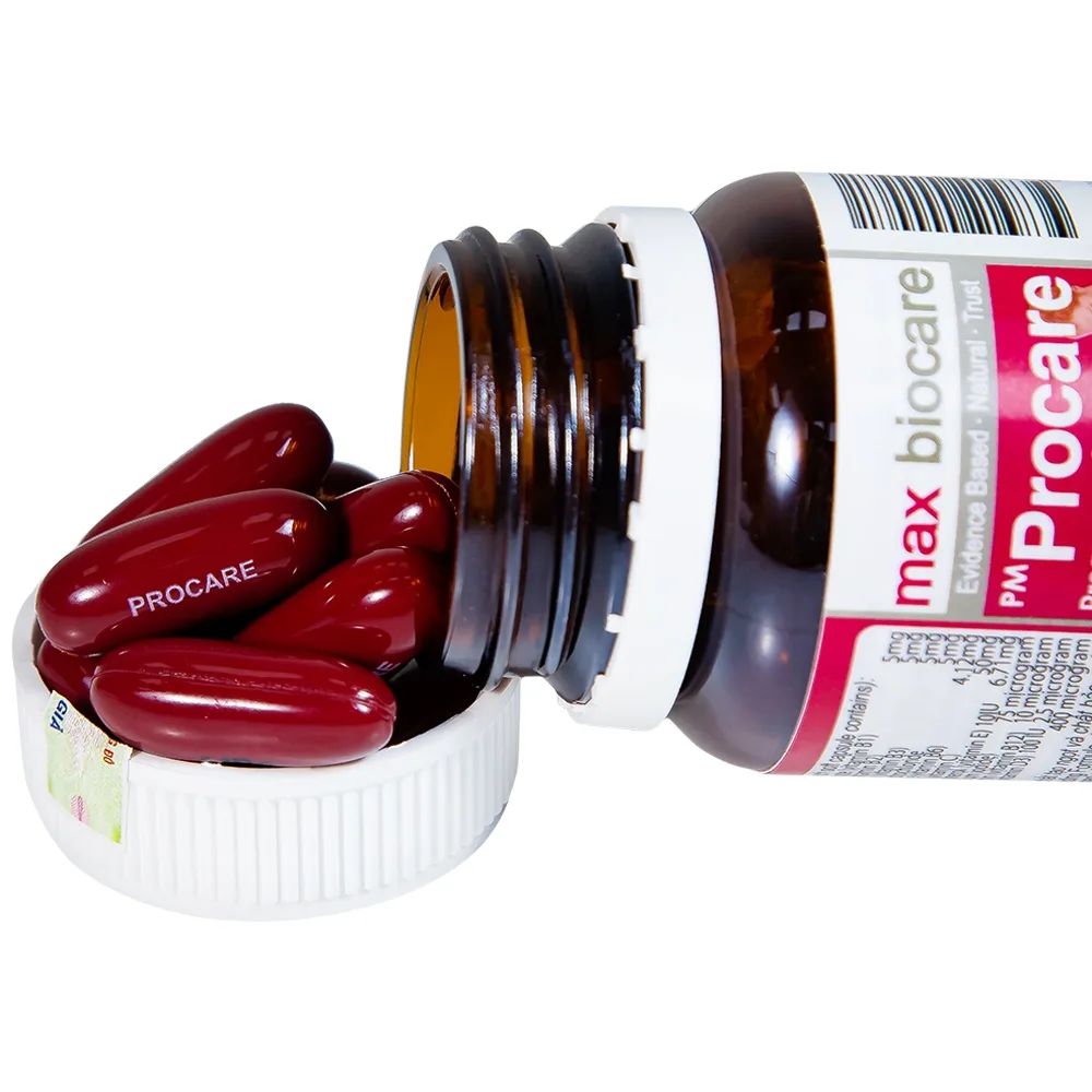 Hình ảnh Thuốc PM Procare Catalent bổ sung DHA, EPA, Vitamin và khoáng chất (30 viên)