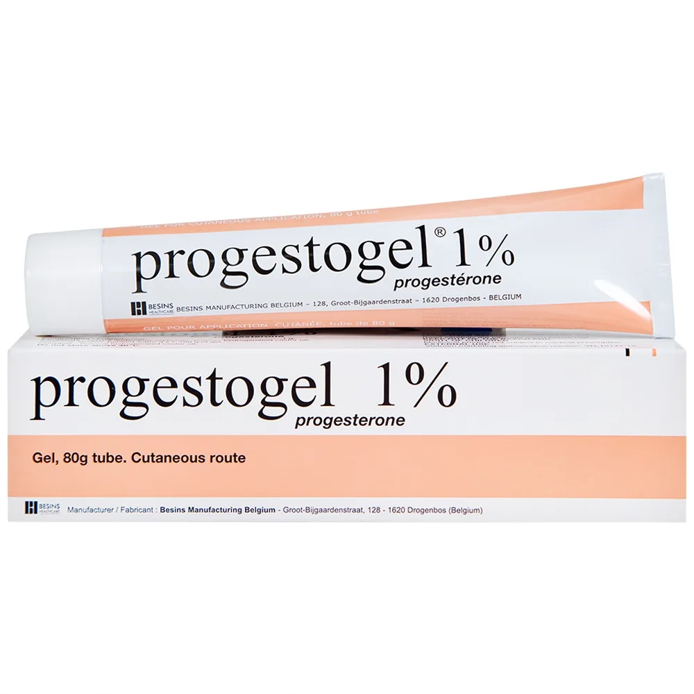 Hình ảnh Gel Progestogel 1% Kolmar điều trị các bệnh vú lành tính (80g)