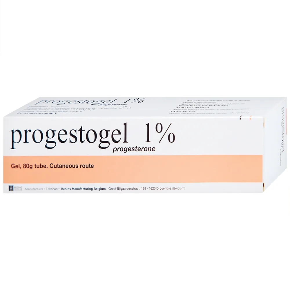 Hình ảnh Gel Progestogel 1% Kolmar điều trị các bệnh vú lành tính (80g)