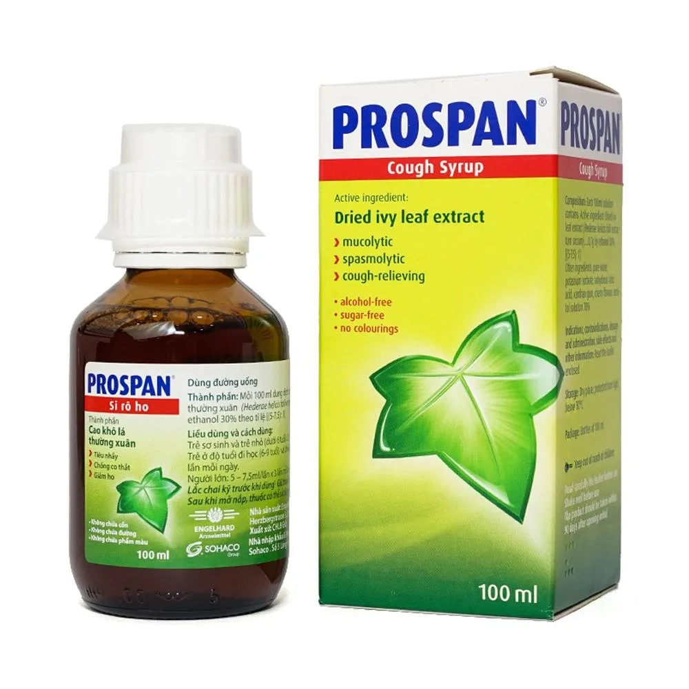 Hình ảnh Siro ho Prospan Engelhard điều trị viêm phế quản mạn tính (100ml)