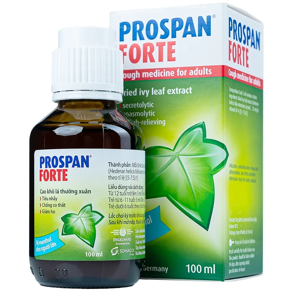 Hình ảnh Thuốc Prospan Forte Engelhard điều trị viêm đường hô hấp cấp (100ml) 