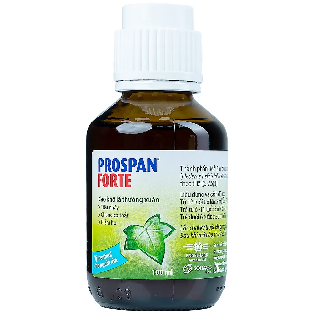 Hình ảnh Thuốc Prospan Forte Engelhard điều trị viêm đường hô hấp cấp (100ml) 