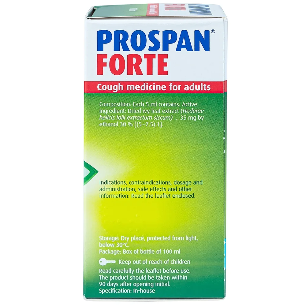 Hình ảnh Thuốc Prospan Forte Engelhard điều trị viêm đường hô hấp cấp (100ml) 