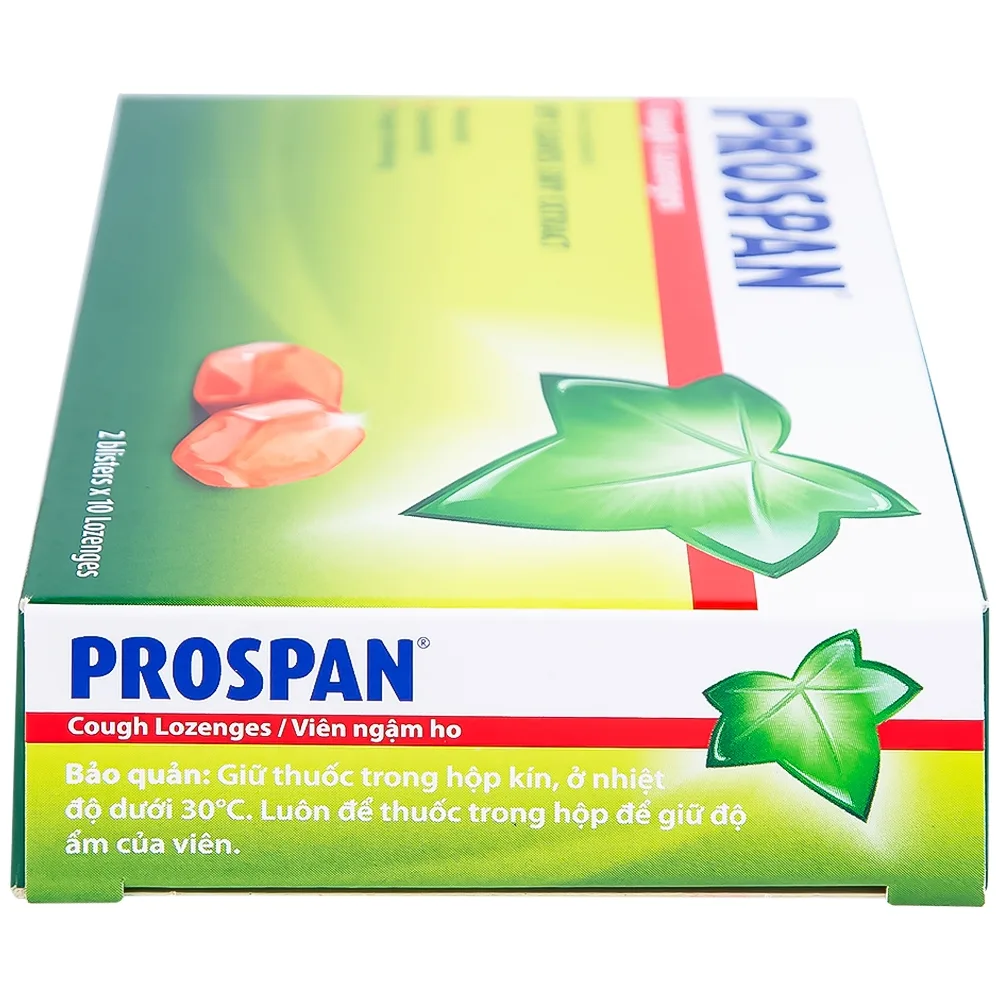 Hình ảnh Viên ngậm ho Prospan Engelhard điều trị viêm đường hô hấp cấp (2 vỉ x 10 viên)