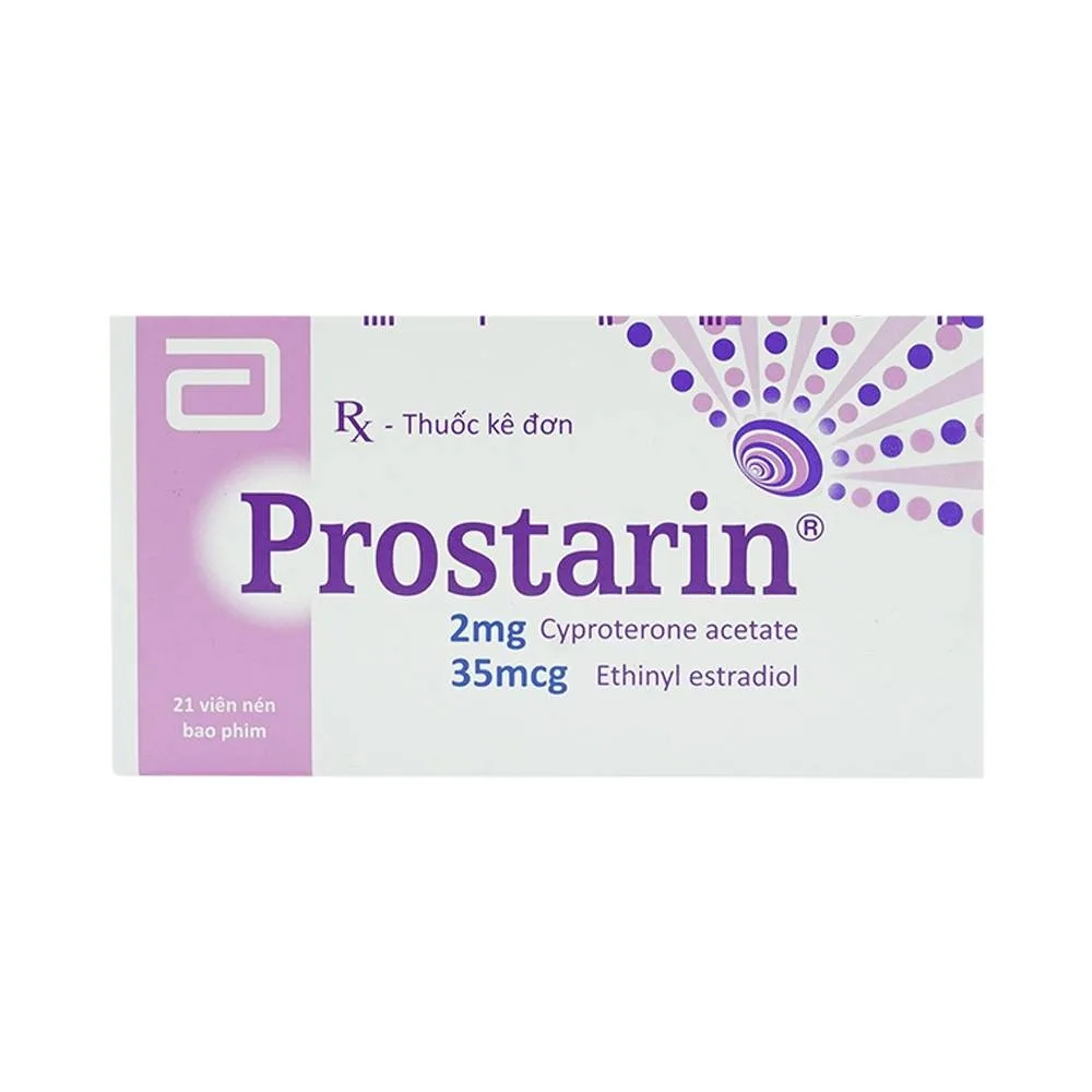 Hình ảnh Thuốc Prostarin Abbott ngăn chặn biểu hiện cường androgen ở da (1 vỉ x 21 viên)