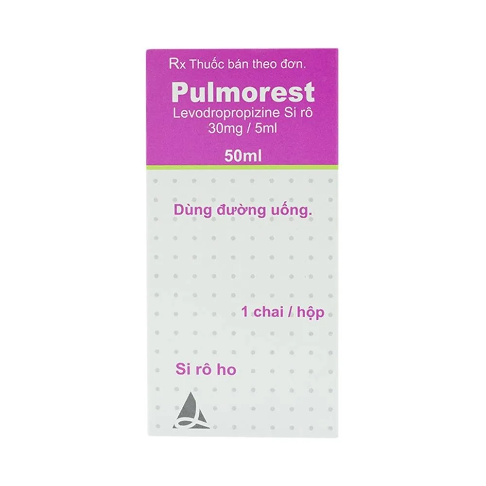 Hình ảnh Siro Pulmorest Santa điều trị triệu chứng kích thích ho, ho khan (50ml)