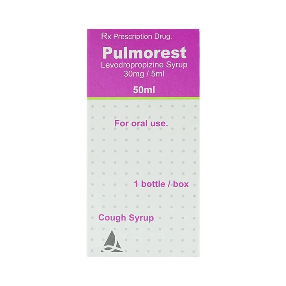 Hình ảnh Siro Pulmorest Santa điều trị triệu chứng kích thích ho, ho khan (50ml)