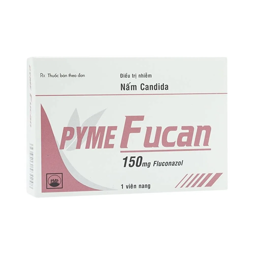 Hình ảnh Thuốc Pyme Fucan Pymepharco điều trị nhiễm nấm Candida (Lốc 20 hộp x 1 viên)