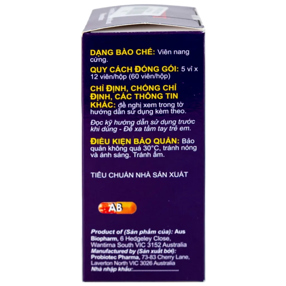 Hình ảnh Thuốc Reduze Aus Biopharm giảm viêm khớp gối nhẹ và trung bình (5 vỉ x 12 viên)