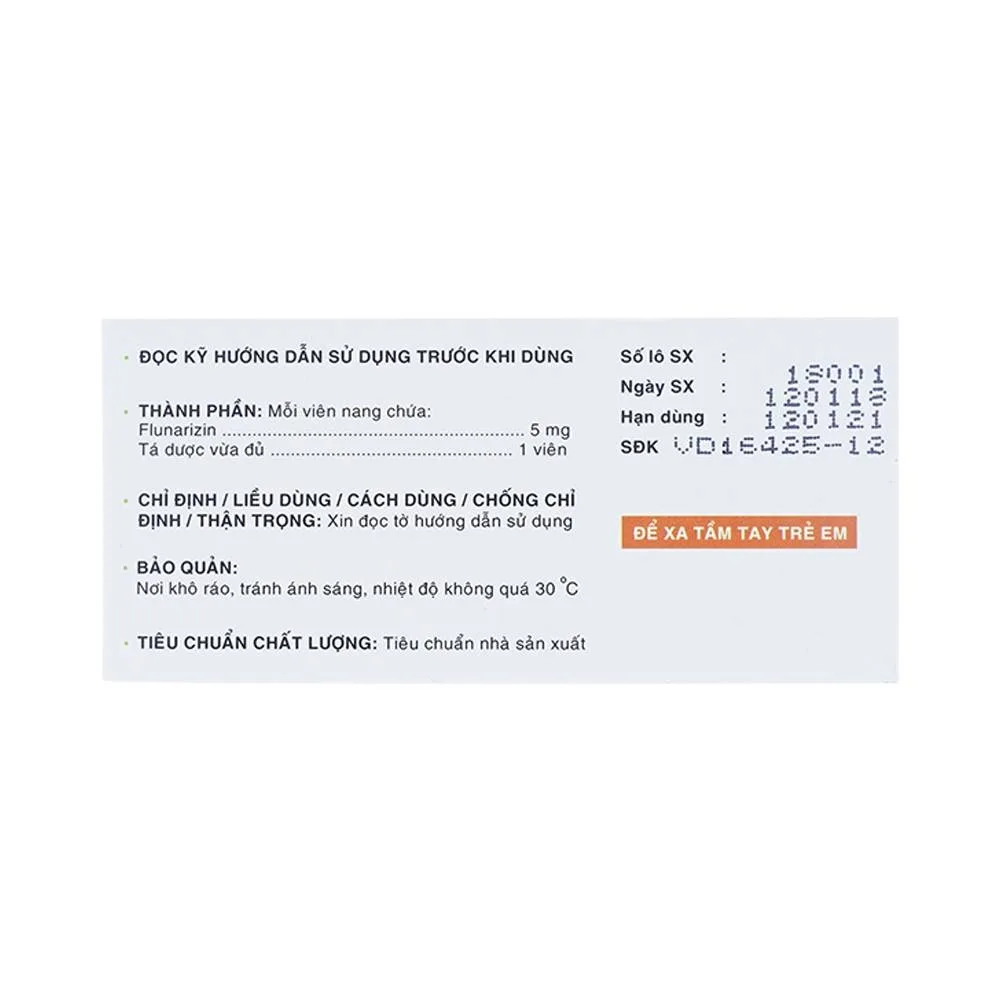 Hình ảnh Thuốc Reinal-5 Davipharm điều trị dự phòng cơn đau nửa đầu (6 vỉ x 10 viên)
