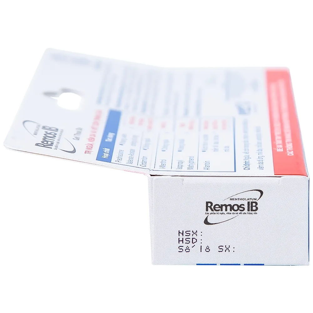 Hình ảnh Gel Remos IB trị ngứa, viêm da và vết côn trùng cắn (10g)