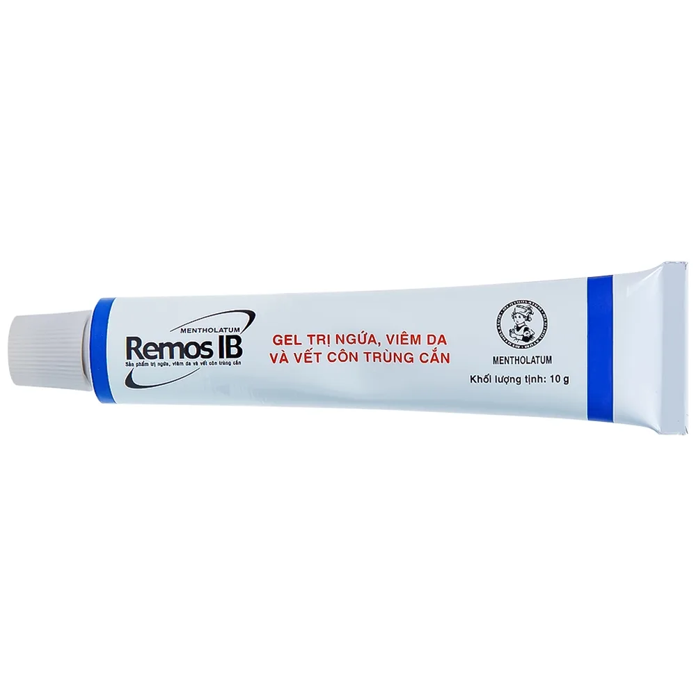 Hình ảnh Gel Remos IB trị ngứa, viêm da và vết côn trùng cắn (10g)