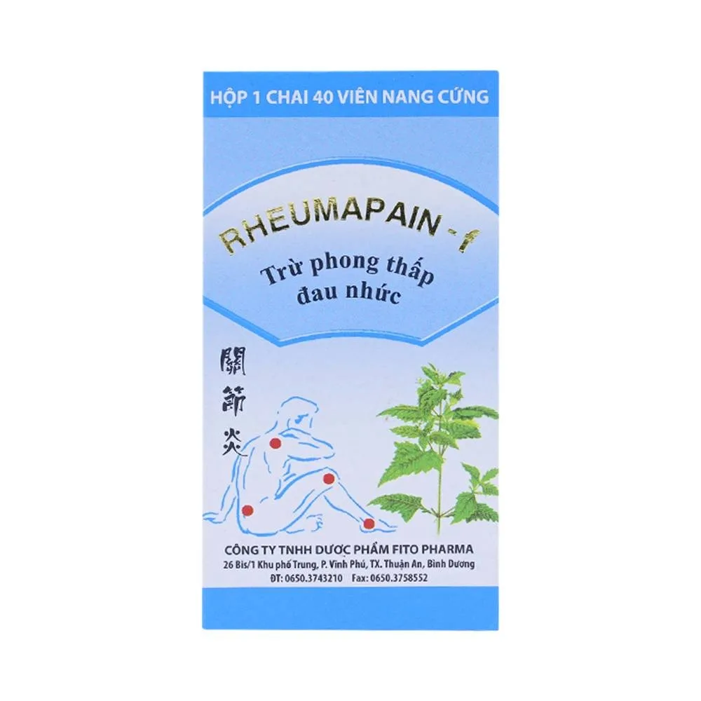 Hình ảnh Thuốc Rheumapain-f Fito điều trị phong thấp, đau nhức (40 viên)