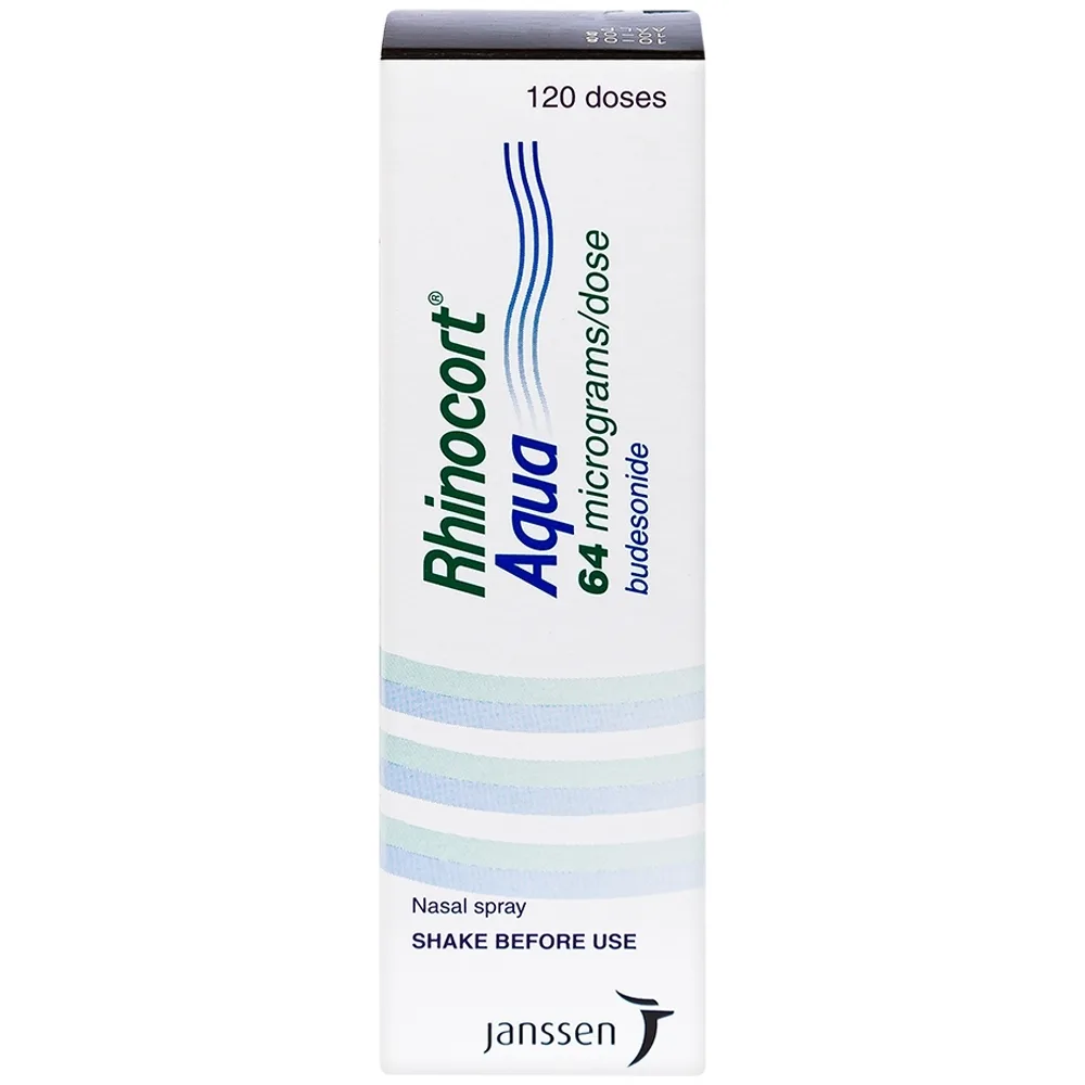 Hình ảnh Hỗn dịch xịt mũi Rhinocort Aqua 64mcg/liều AstraZeneca điều trị viêm mũi dị ứng (120 liều)