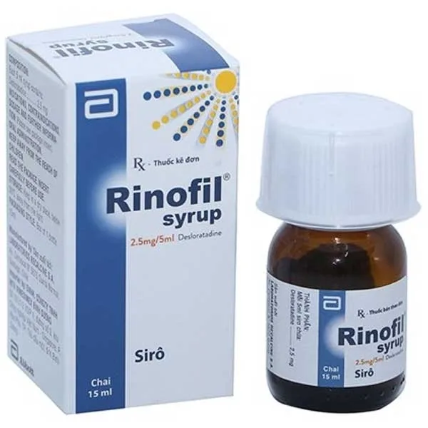 Hình ảnh Syrup Rinofil 2.5mg/5ml Abbott điều trị viêm mũi dị ứng (15ml)