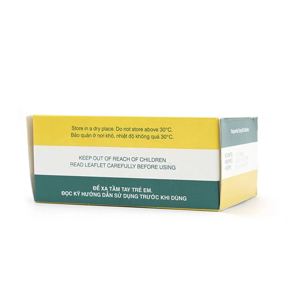 Hình ảnh Thuốc Risperdal 2mg Janssen điều trị bệnh tâm thần phân liệt (6 vỉ x 10 viên)