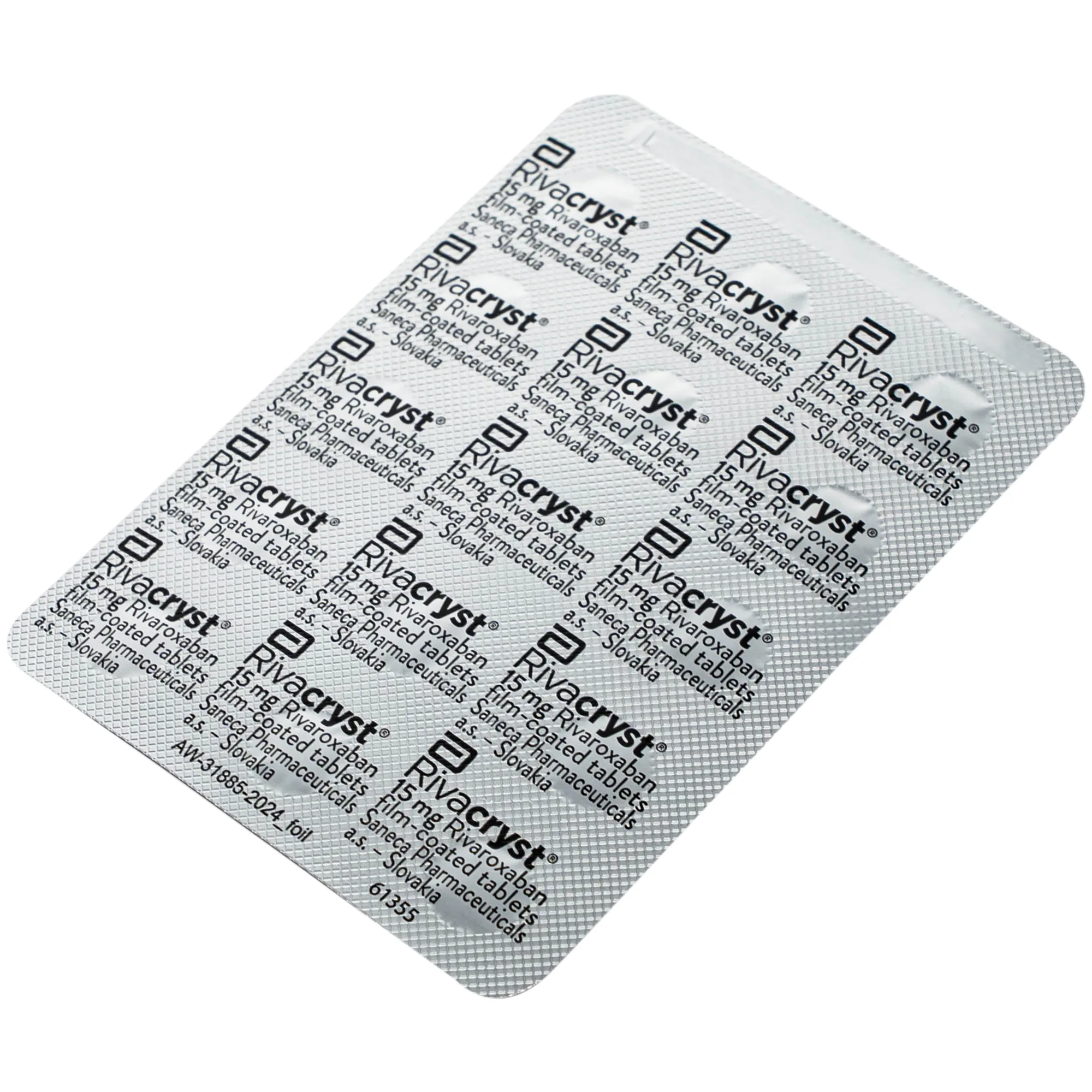 Hình ảnh Thuốc Rivacryst 15Mg Dự Phòng Huyết Khối, Giảm Nguy Cơ Đột Quỵ  ( 1 Vỉ X 14 Viên)