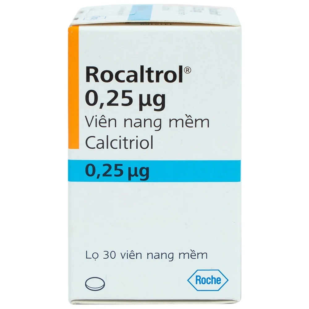 Hình ảnh Thuốc Rocaltrol 0.25mcg Catalent điều trị chứng loãng xương sau mãn kinh (30 viên)
