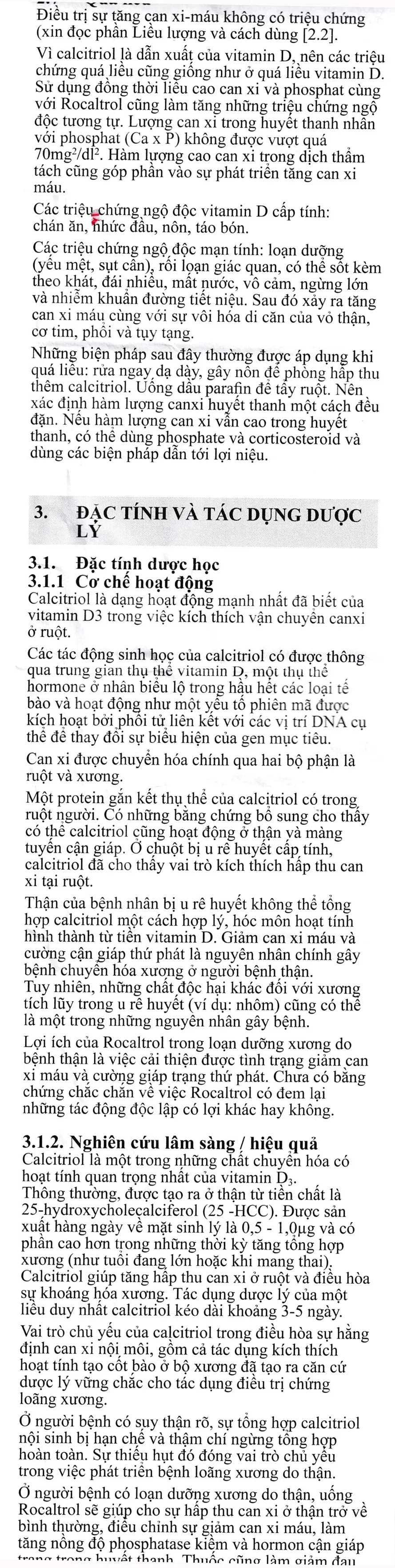 Hình ảnh Thuốc Rocaltrol 0.25mcg Catalent điều trị chứng loãng xương sau mãn kinh (30 viên)
