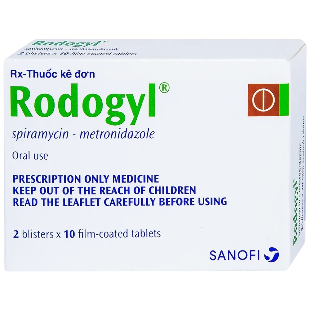 Hình ảnh Thuốc Rodogyl Sanofi điều trị nhiễm khuẩn xoang hàm (2 vỉ x 10 viên)