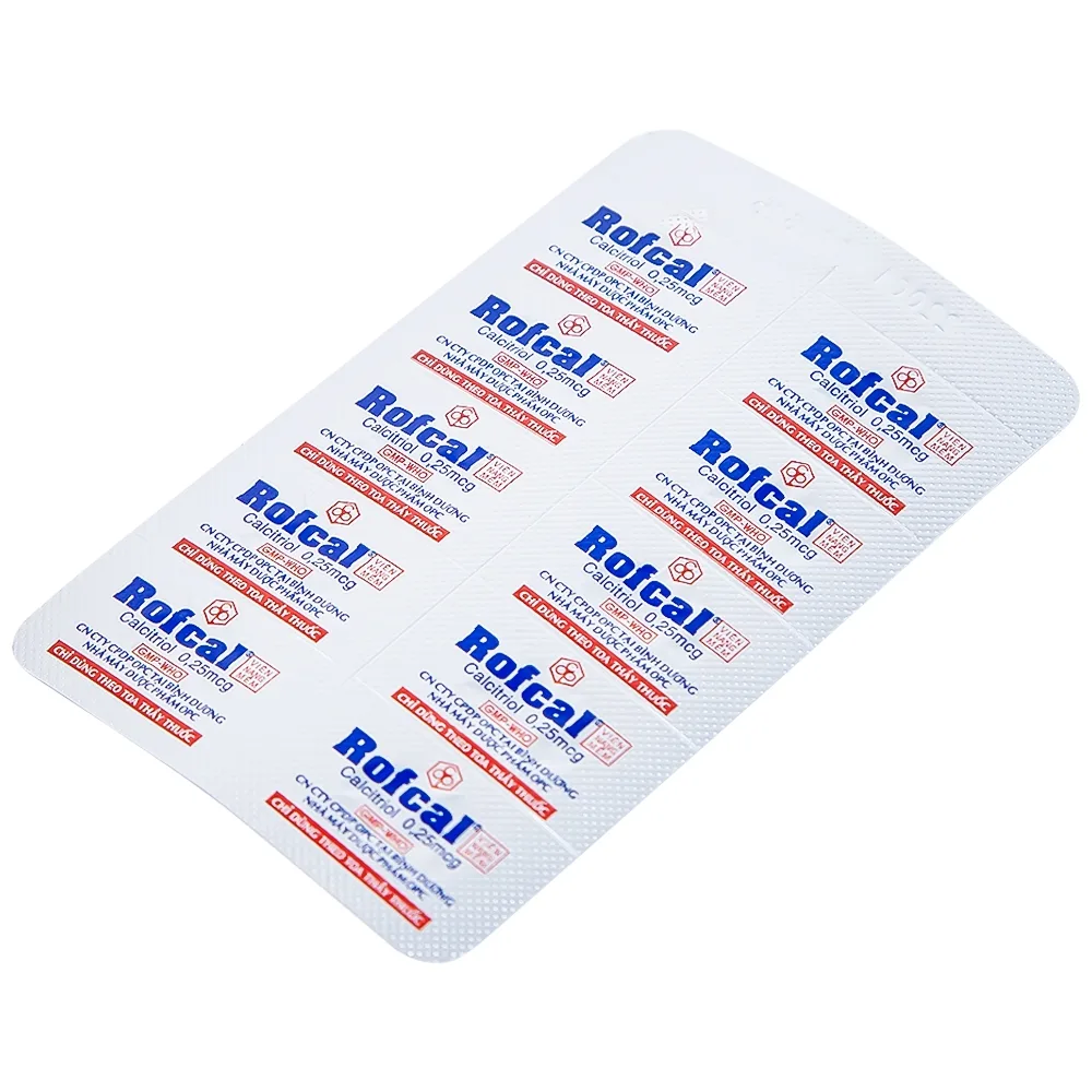 Hình ảnh Thuốc Rofcal OPC ngăn ngừa và điều trị loãng xương (3 vỉ x 10 viên)
