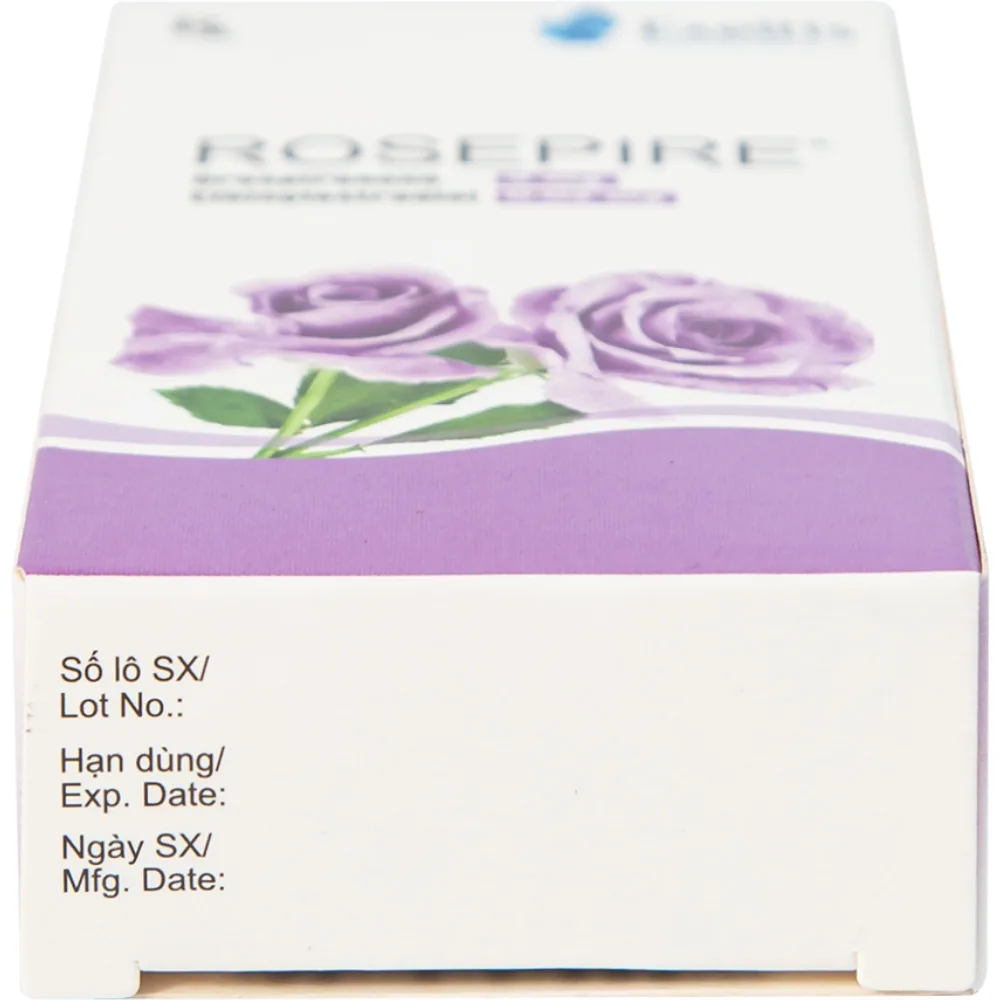 Hình ảnh Thuốc Rosepire 3mg/0,02mg Exeltis tím dùng để tránh thai (1 vỉ x 28 viên)