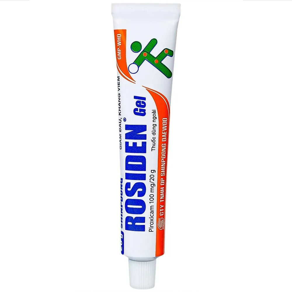 Hình ảnh Gel Rosiden Deawoo giảm đau và kháng viêm (20g)