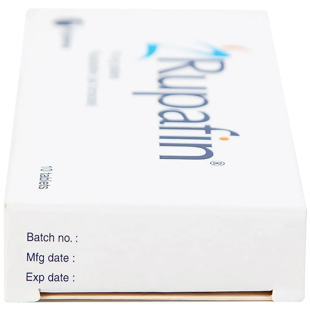 Hình ảnh Thuốc Rupafin 10mg Hyphens điều trị viêm mũi dị ứng, nổi mày đay (1 vỉ x 10 viên)