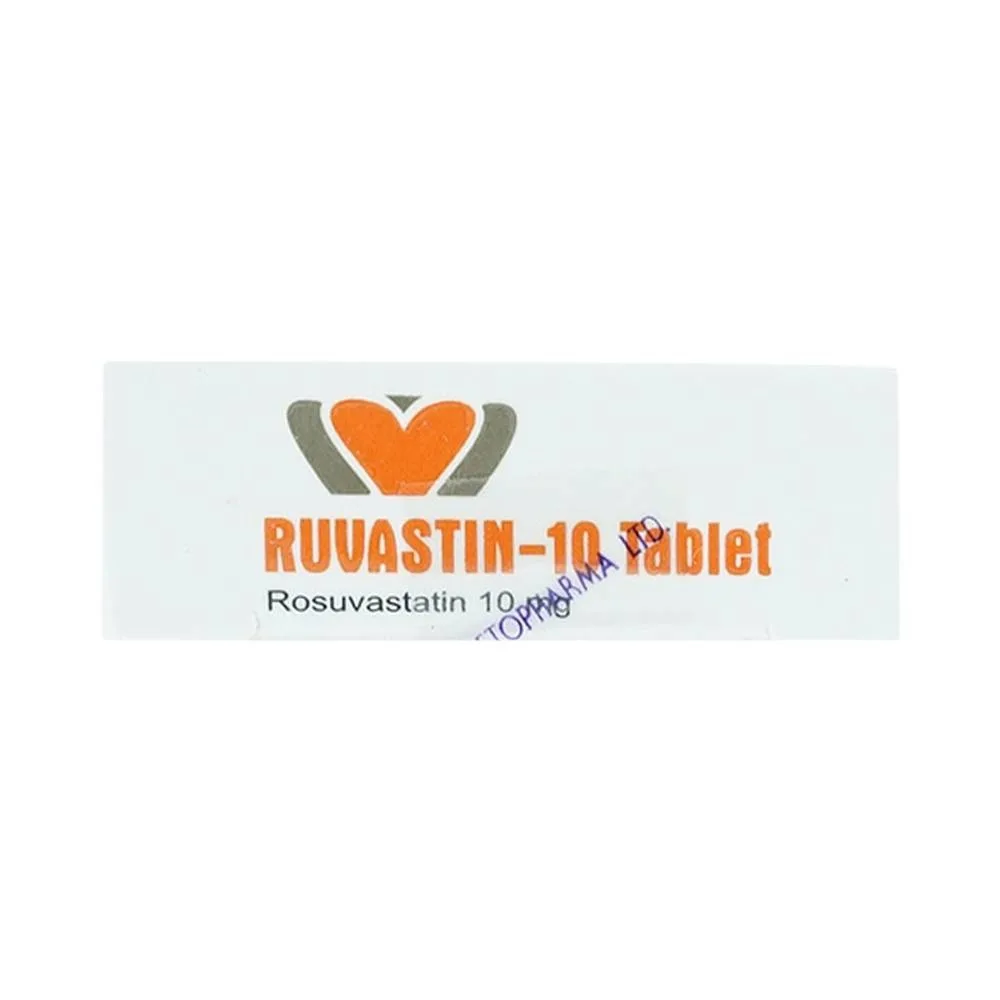 Hình ảnh Thuốc Ruvastin 10mg Aristopharma giảm sự gia tăng cholesterol toàn phần (20 viên)