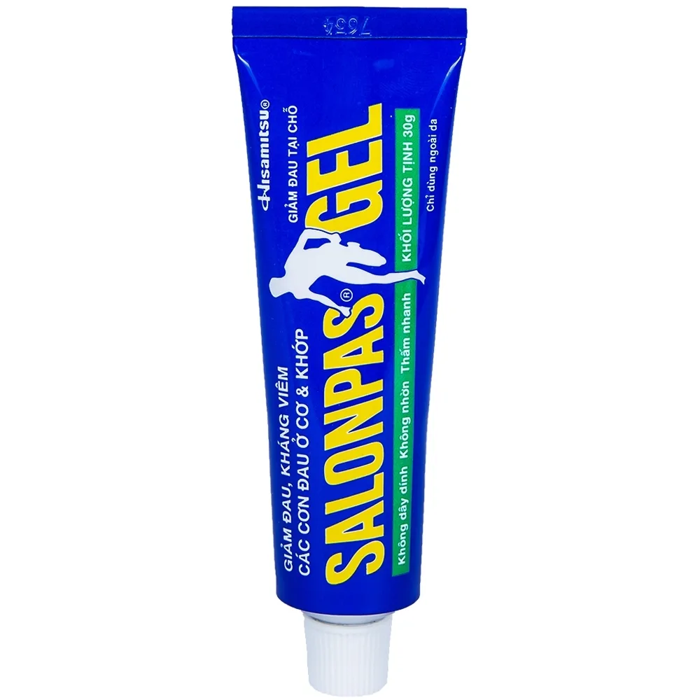 Hình ảnh  Gel Salonpas giảm đau, kháng viêm các cơn đau cơ, khớp (30g)