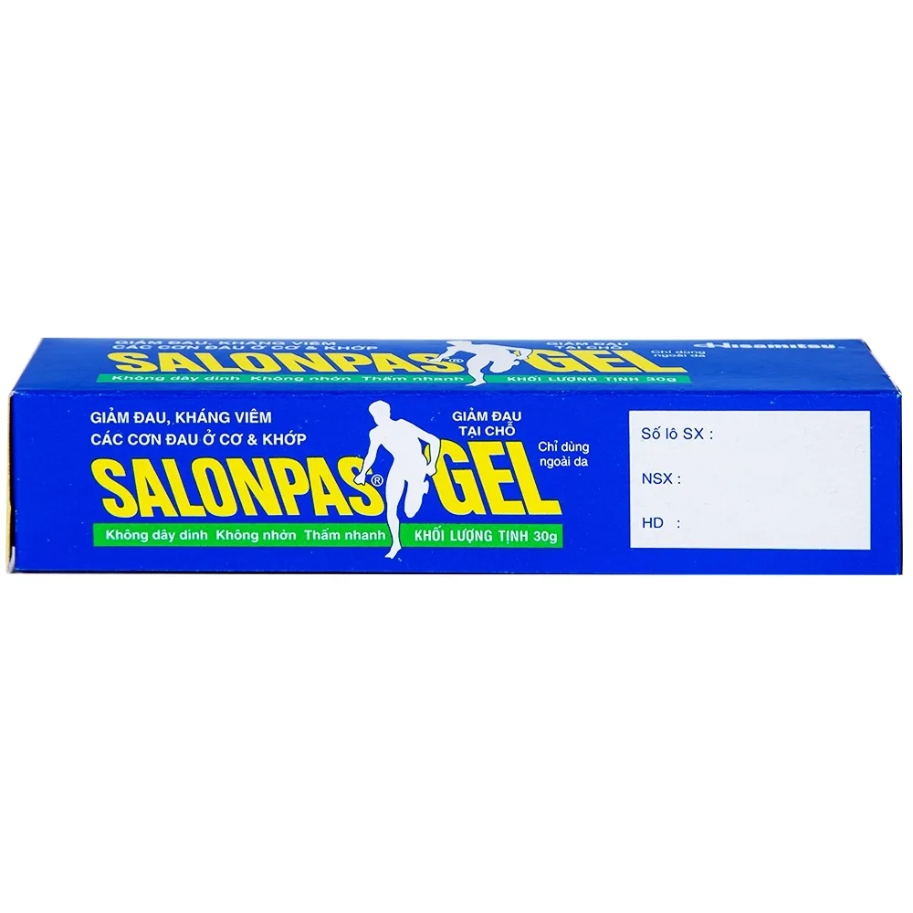 Hình ảnh  Gel Salonpas giảm đau, kháng viêm các cơn đau cơ, khớp (30g)