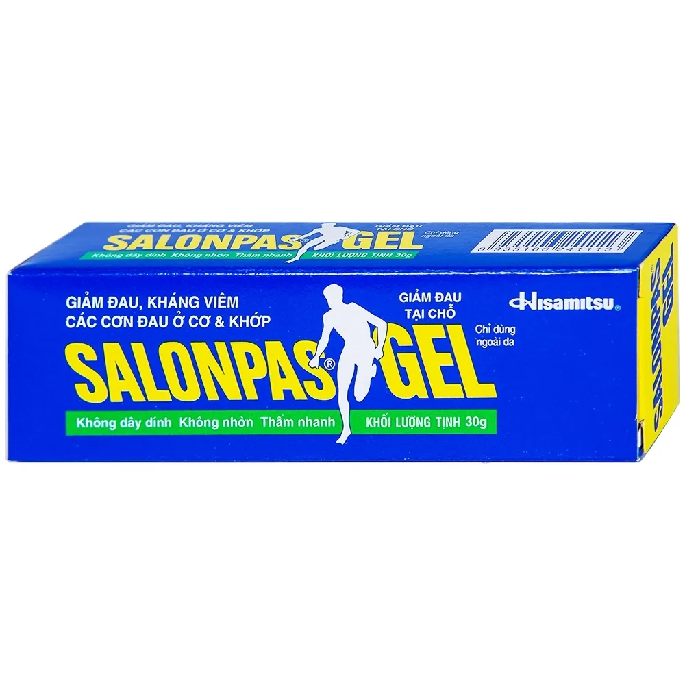 Hình ảnh  Gel Salonpas giảm đau, kháng viêm các cơn đau cơ, khớp (30g)