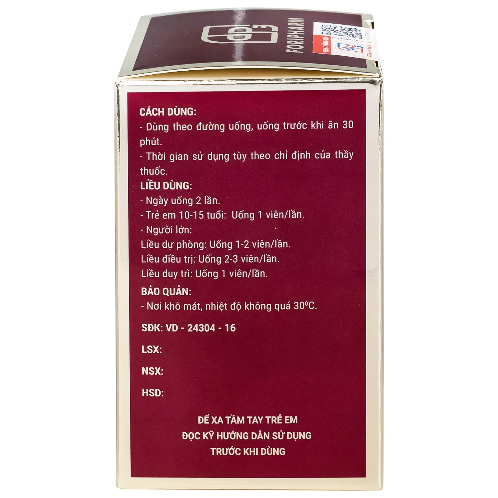 Hình ảnh Thuốc Sâm nhung bổ thận TW3 giúp tăng cường sức khỏe, cải thiện tiểu đêm, tê mỏi chân tay (60 viên)