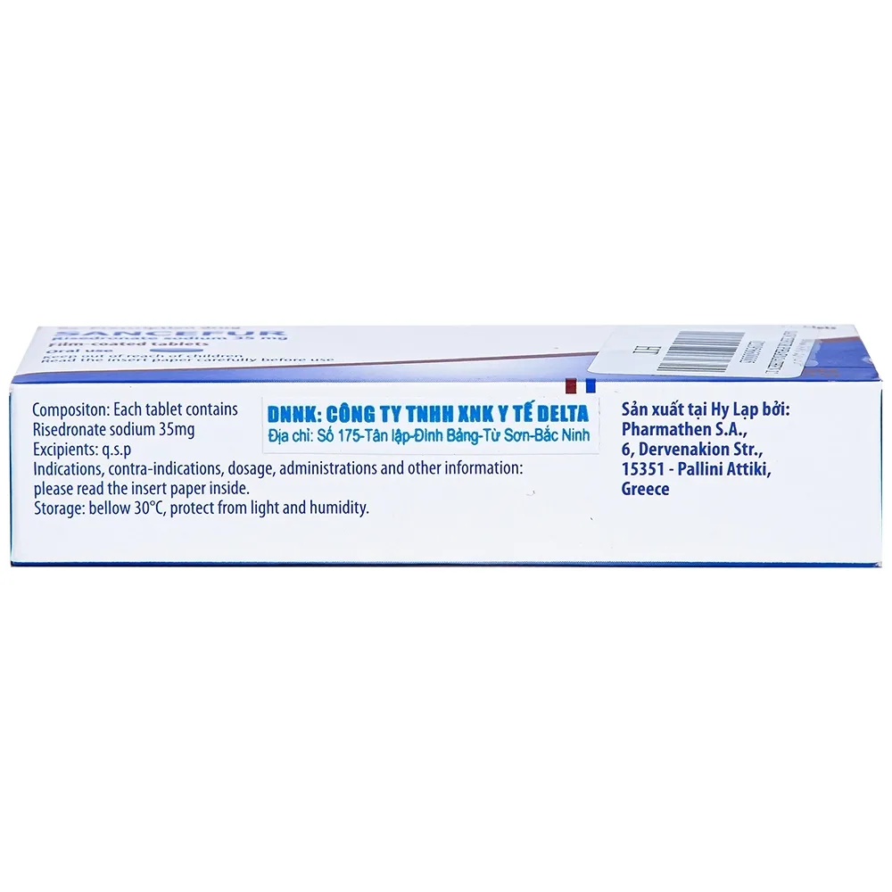 Hình ảnh Thuốc Sancefur 35mg Pharmathen điều trị và phòng ngừa loãng xương (1 vỉ x 4 viên)