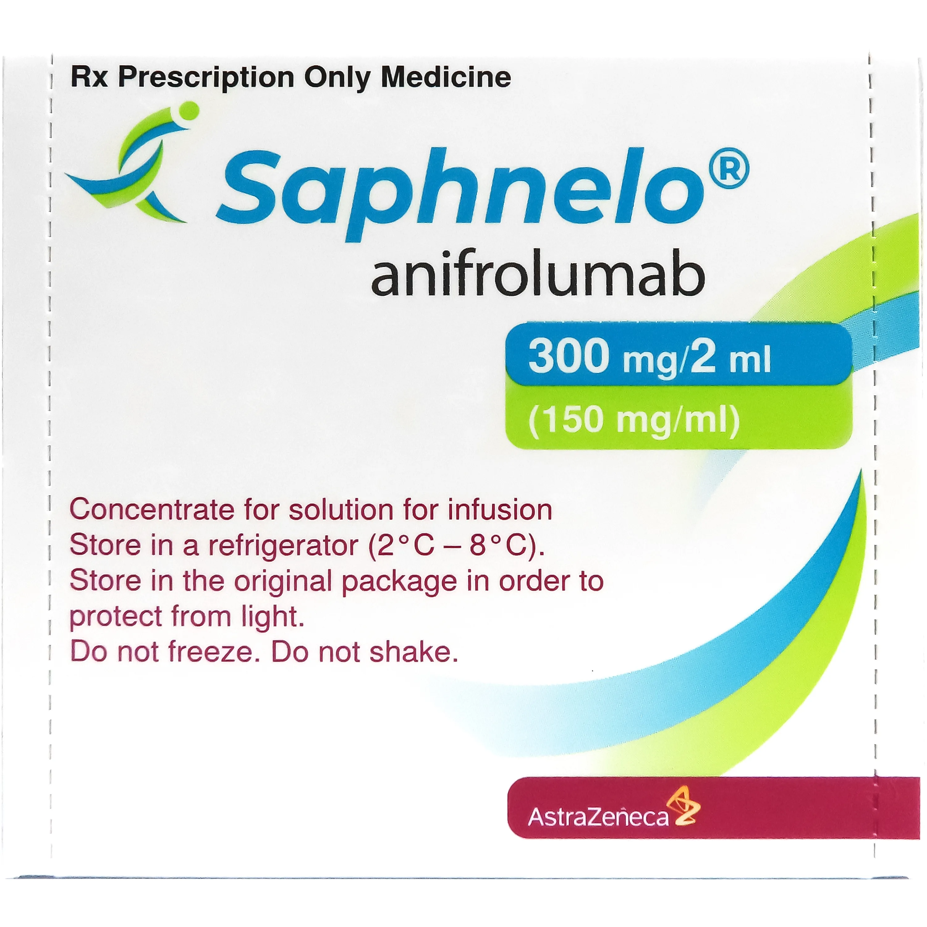 Hình ảnh Dung dịch tiêm truyền Saphnelo 300mg Astrazeneca được chỉ định để điều trị lupus ban đỏ hệ thống (2ml)