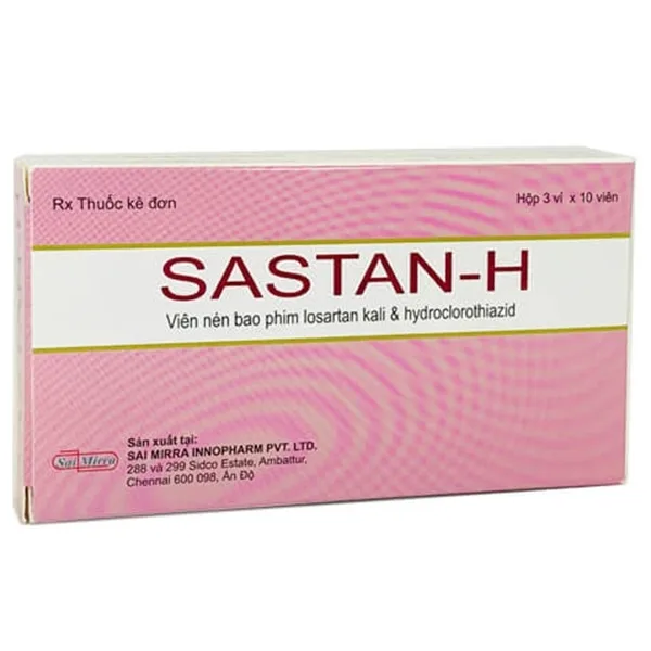 Hình ảnh Thuốc Sastan-H điều trị tăng huyết áp (3 vỉ x 10 viên)