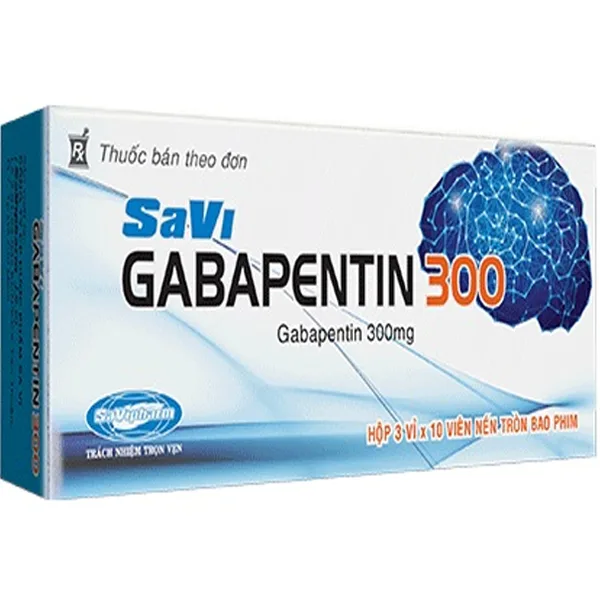 Hình ảnh Thuốc Savi Gabapentin 300 điều trị bệnh động kinh (3 vỉ x 10 viên)