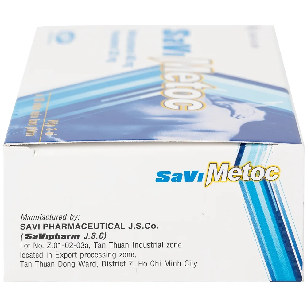 Hình ảnh Thuốc SaViMetoc giảm đau do co thắt cơ (3 vỉ x 10 viên)